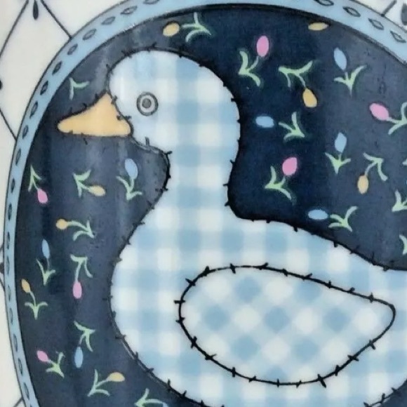 Faux Calico Patchwork Duck Mug - Gag Gift / White Elephant - Picture 3 of 4